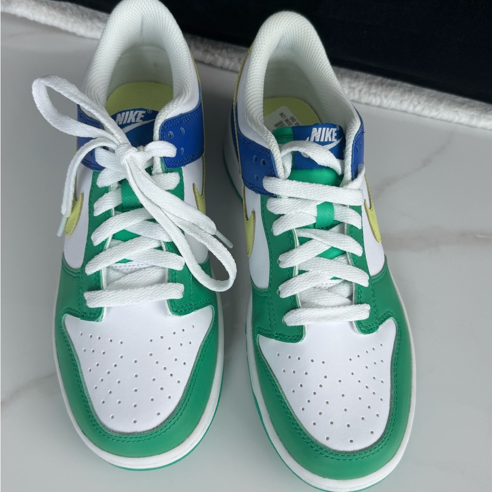 Nike Green and Blue Sneakers